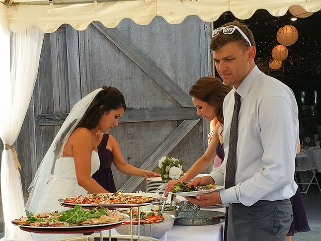 pizza catering wedding dallas